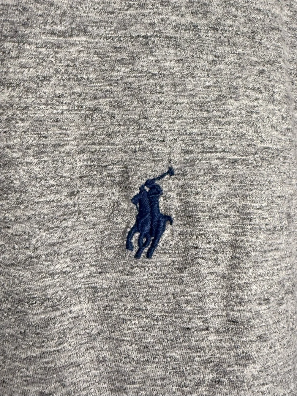 Polo Ralph Lauren Men’s XXL Gray Henley Shirt Short Sleeve Cotton Pony Logo